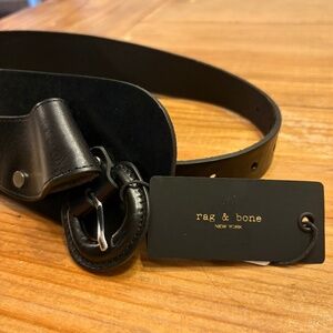 Rag and Bone, Lanson Leather Belt, Sz sm , new $295